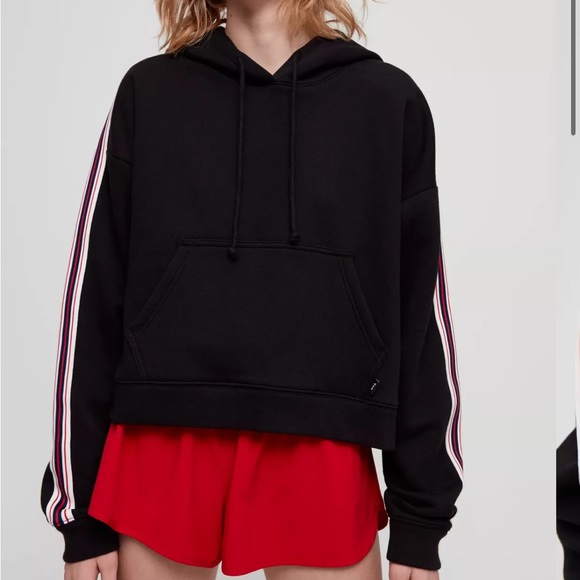 Aritzia TNA “The Iconic Hoodie” Tan Size XXS - Picture 5 of 5